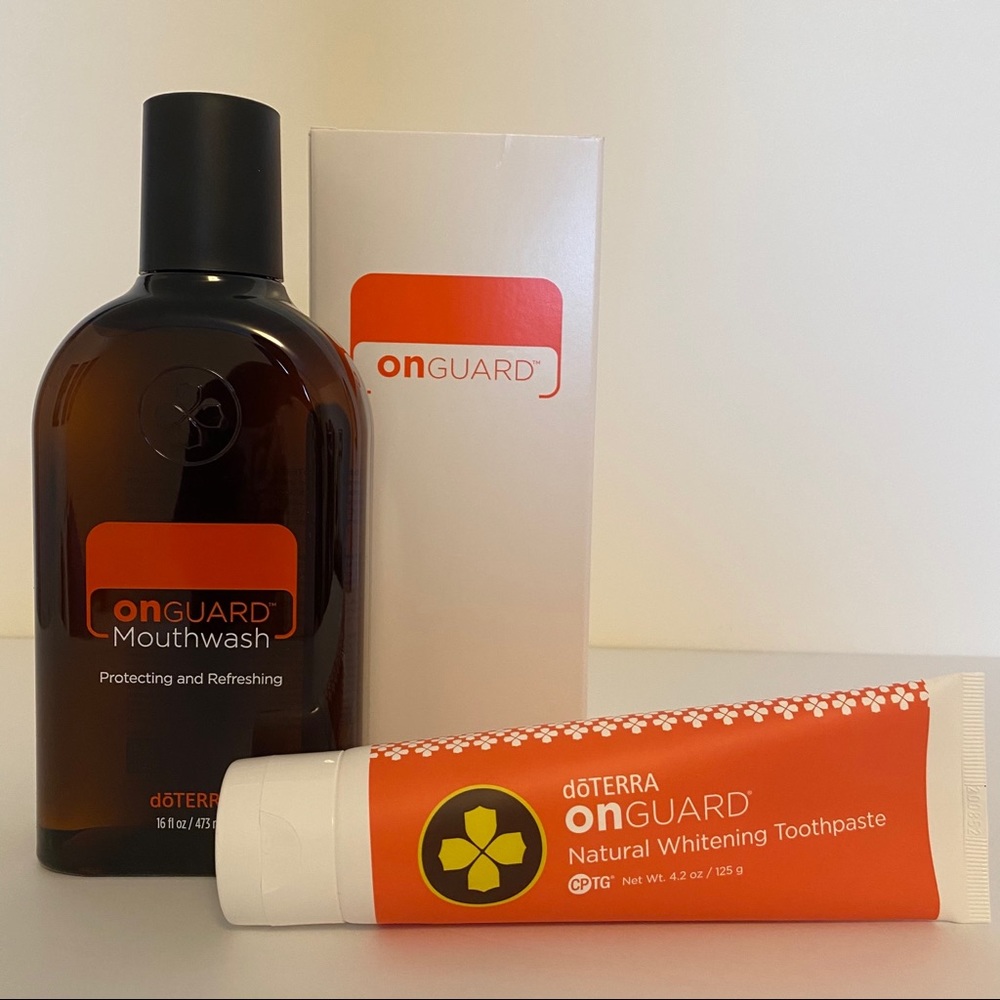 DoTERRA On Guard Mouthwash & Toothpaste